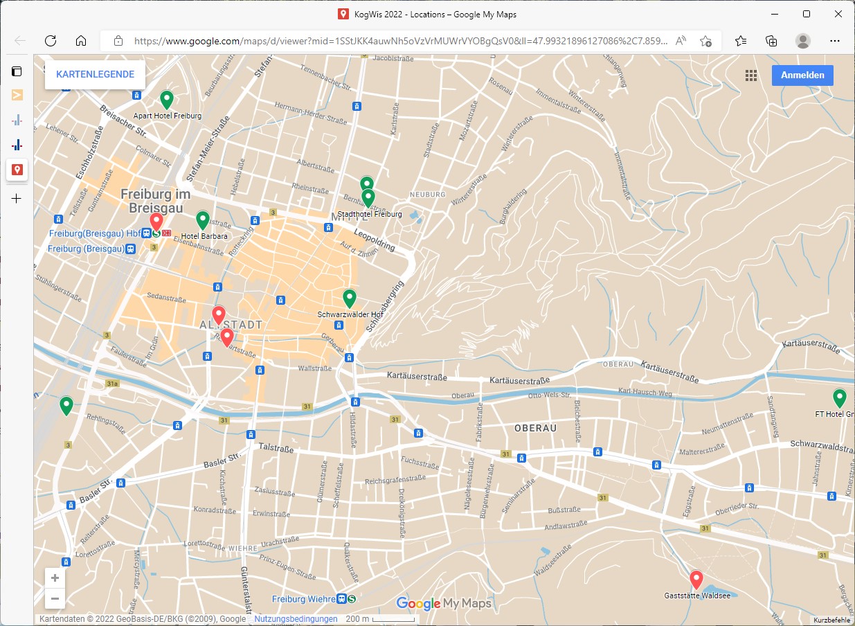 Freiburg City Map